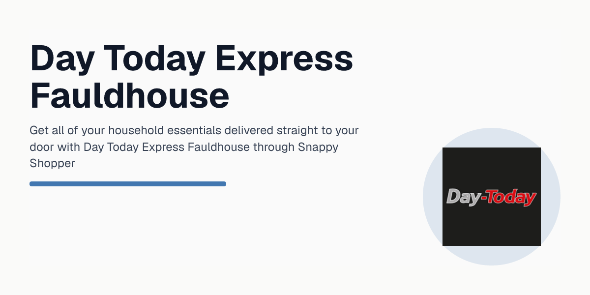 Day-Today Fauldhouse